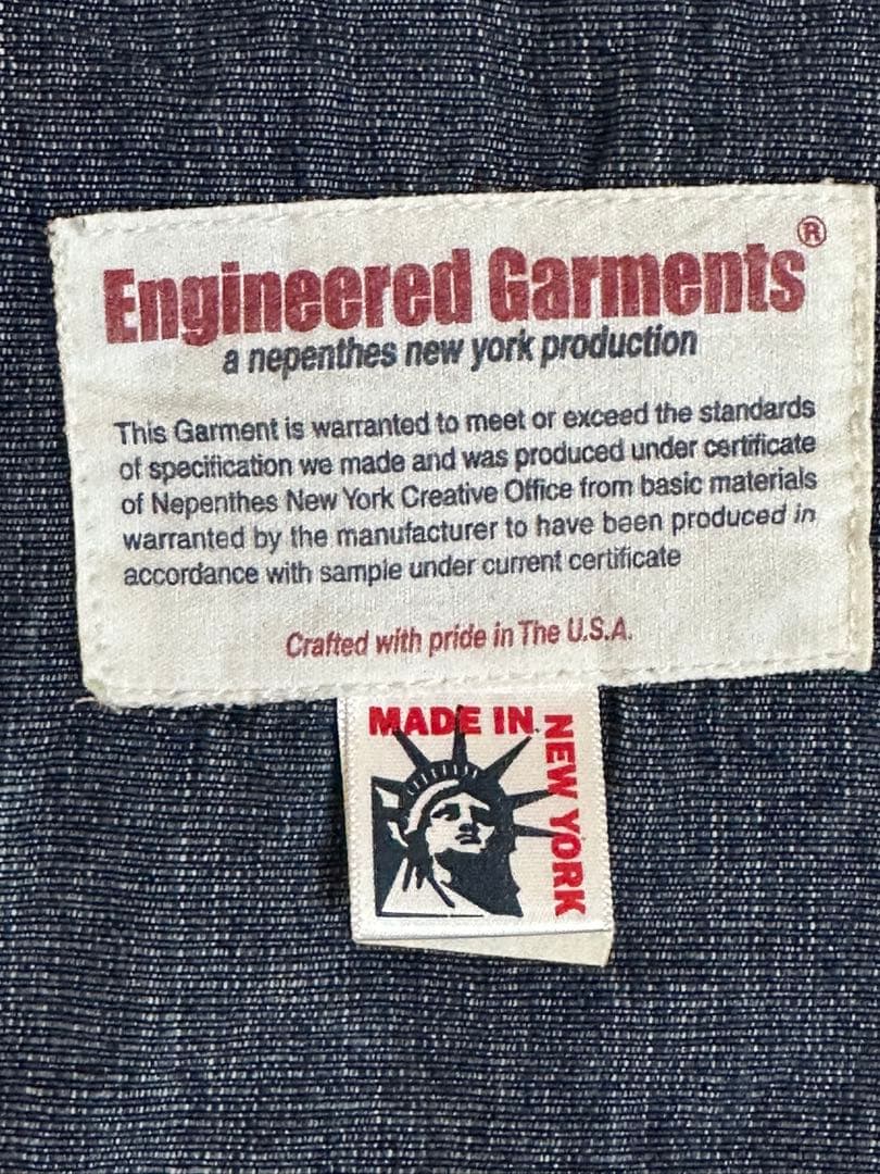 エンジニアードガーメンツ インディゴ