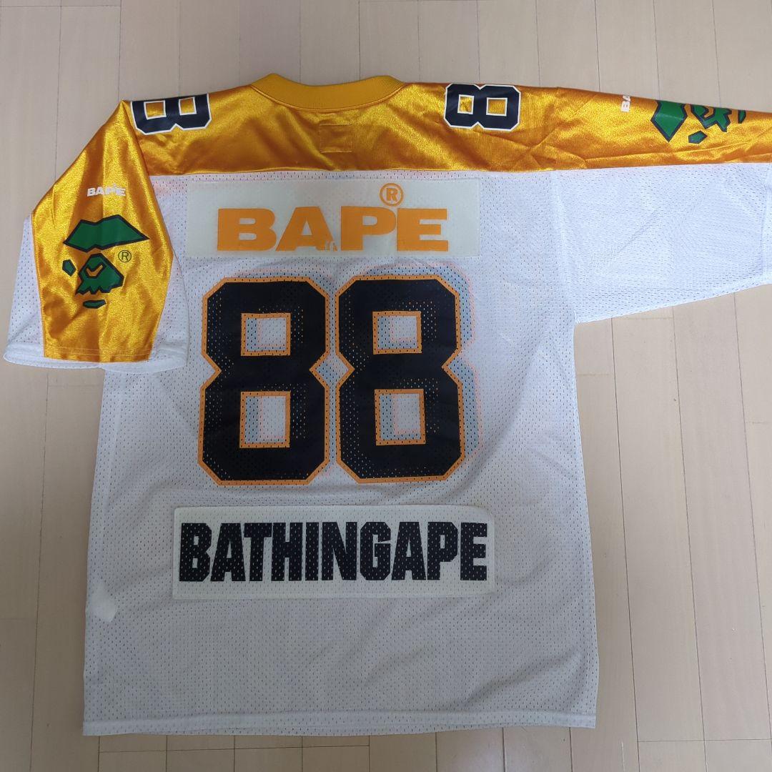 A BATHING APE/初期エイプ football jersey Lサイズ - メルカリ