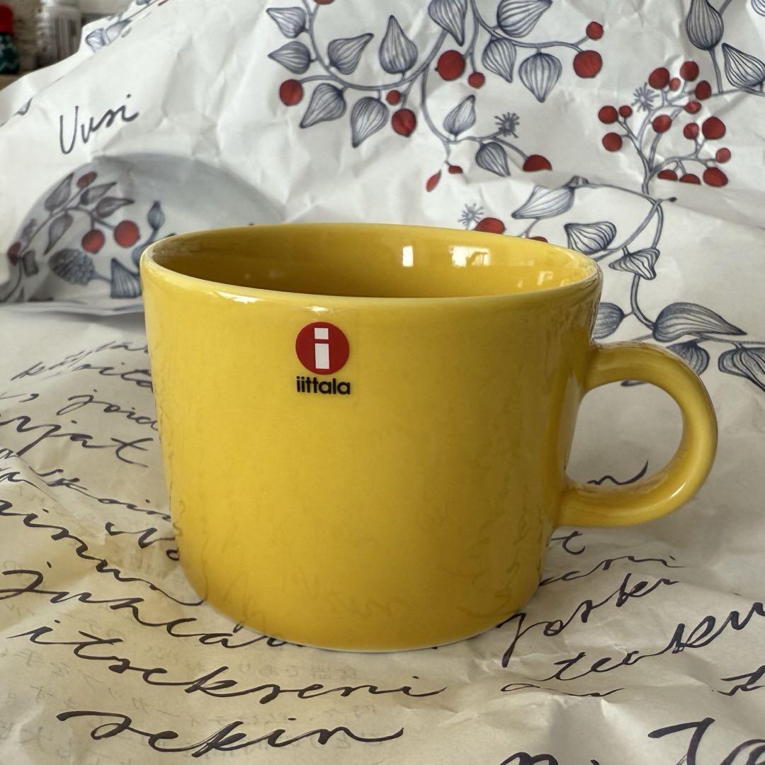 iittala イッタラ ティーママグカップ 黄色