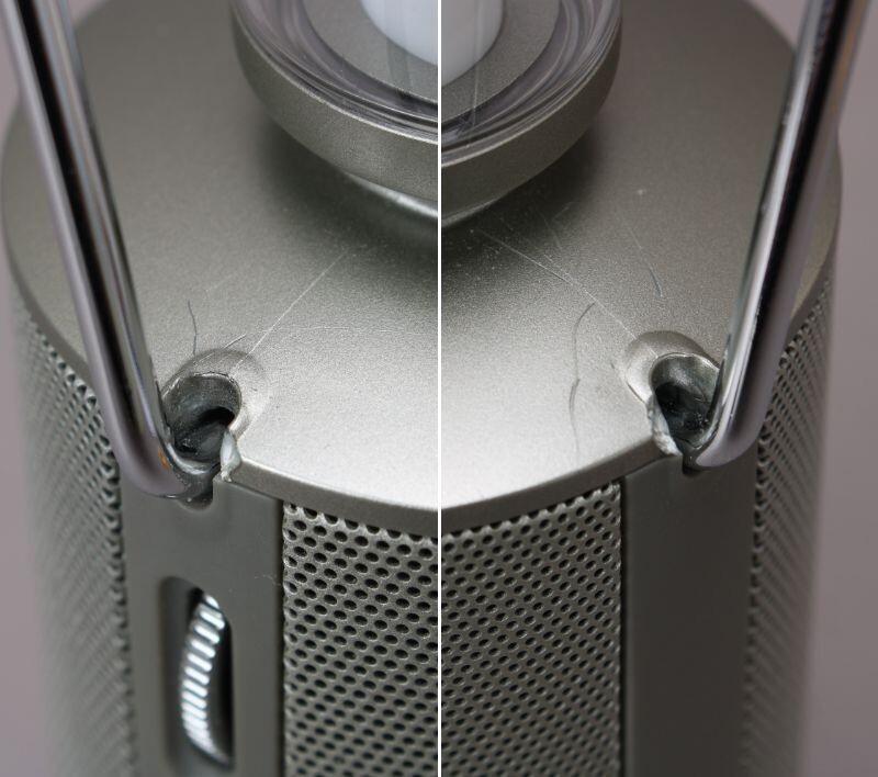 美品 SHARP シャープ ポータブル スピーカー ランタン 防塵/生活