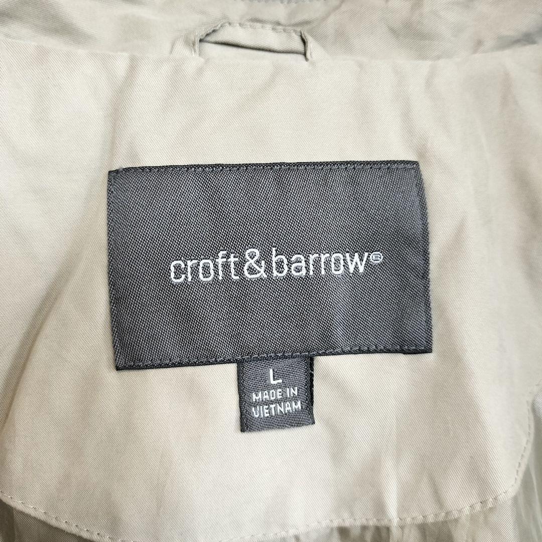 B365【croft＆barrow】薄手 ジャケット【メンズL】