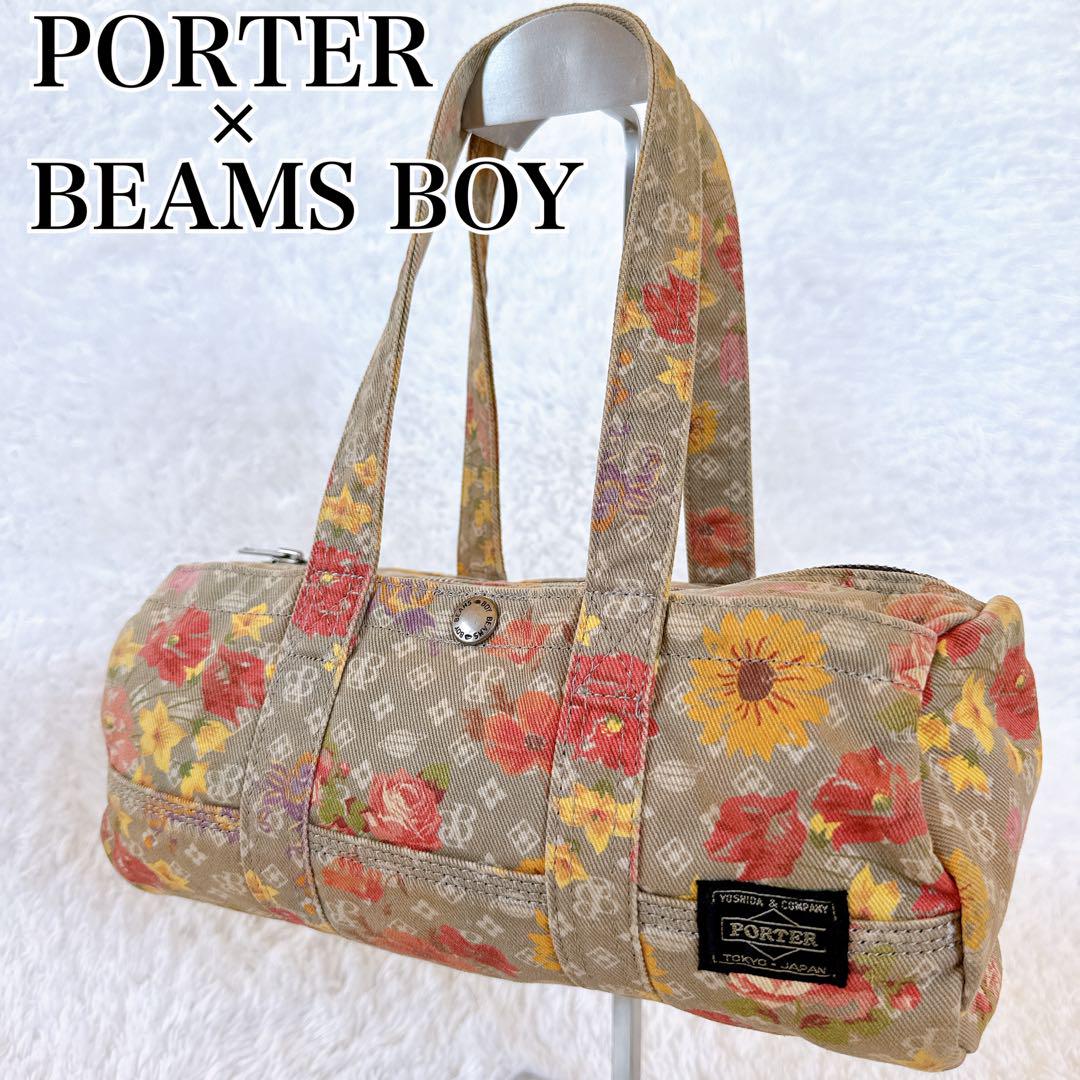 PORTER BEAMS BOY ミニボストン 花柄 モノグラム ハンドバッグ