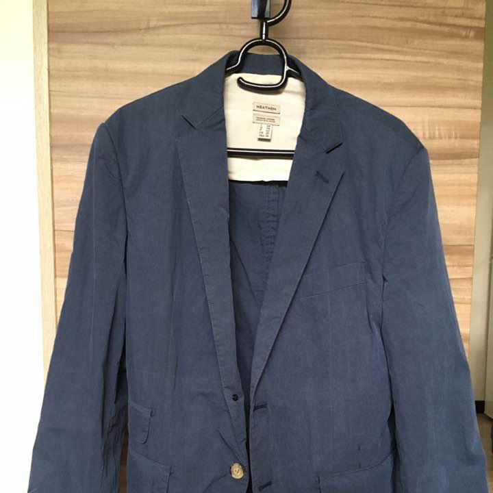 ブルー シャカシャカセットアップ