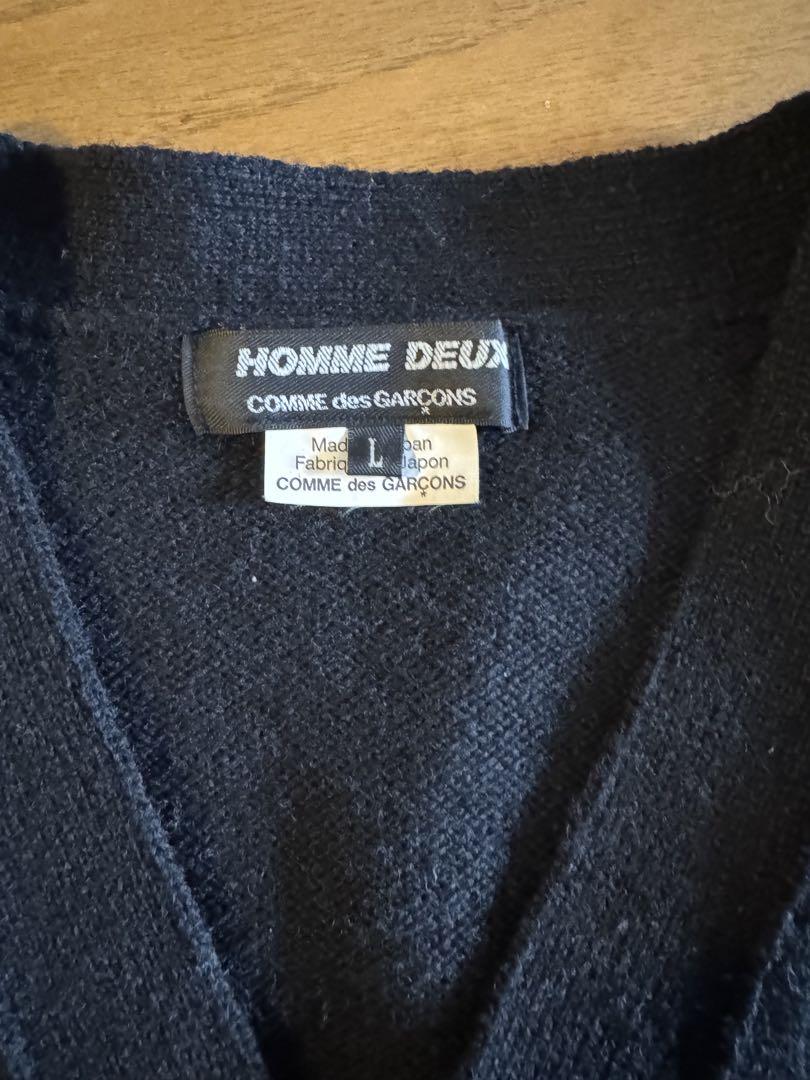 HOMME DEUX Comme des Garçons L ウールベスト