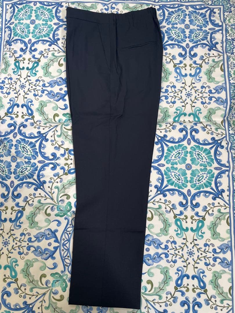 ドゥーズィエム CINOH CROPパンツ ネイビー 38 ドゥーズィエム CINOH CROPパンツ ネイビー 38