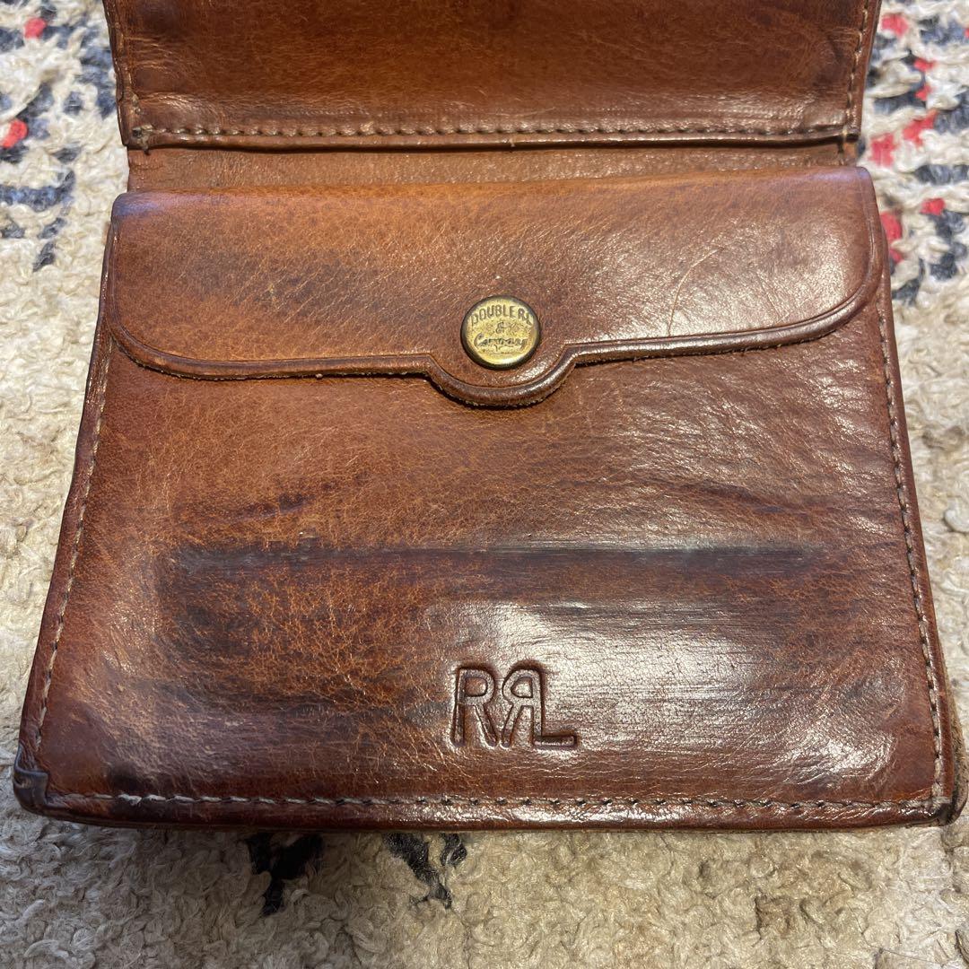 RRL ダブルアールエル レザーコンチョウォレット 二つ折り RRL ダブルアールエル レザーコンチョウォレット 二つ折り