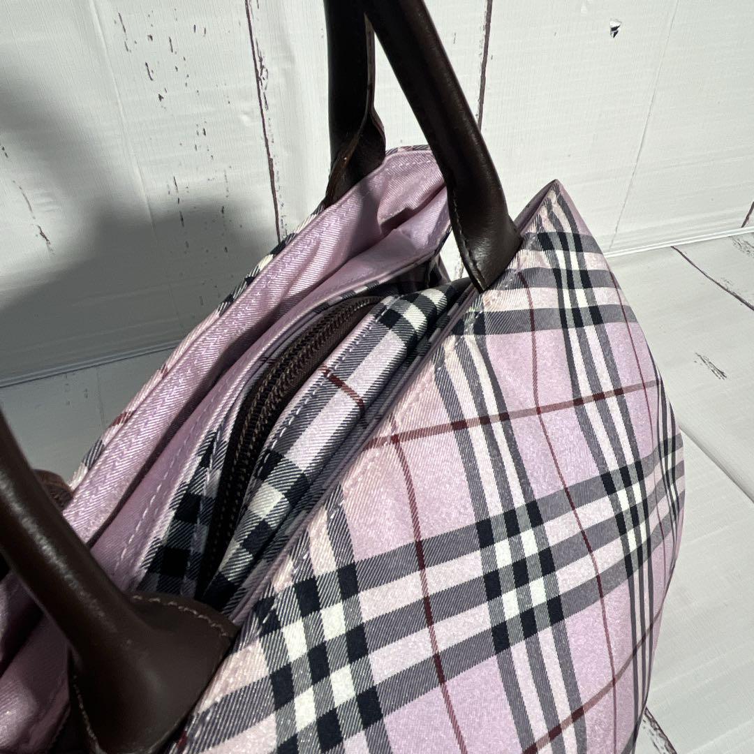 【2025A/W新作★送料無料】 Burberry バーバリーブルーレーベル ノバチェック ハンドバッグ バッグ