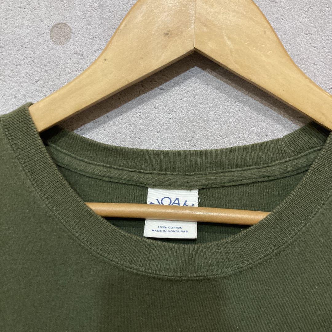 NOAH ノア ボーン ロゴ Tシャツ カーキ 【M】 ストリート スケーター