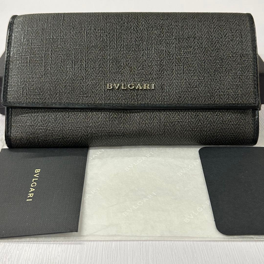 新品同様‼️ ブルガリ　BVLGARI 財布　長財布　ウィークエンド