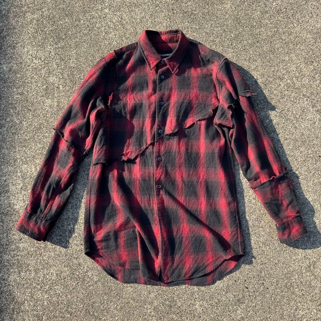 YUKI HASHIMOTO 長袖ネルシャツ