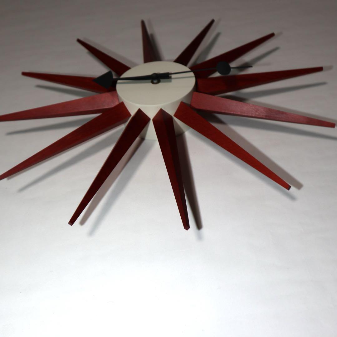 Gorge Nelson ドイツ製ムーブメント　SUNBURST CLOCK