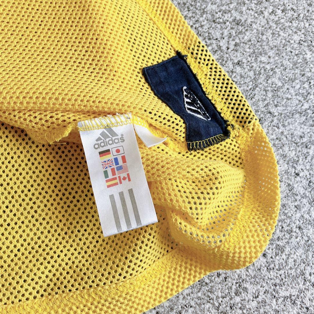 00s Y2K パンク adidas メッシュ リンガー タンクトップ