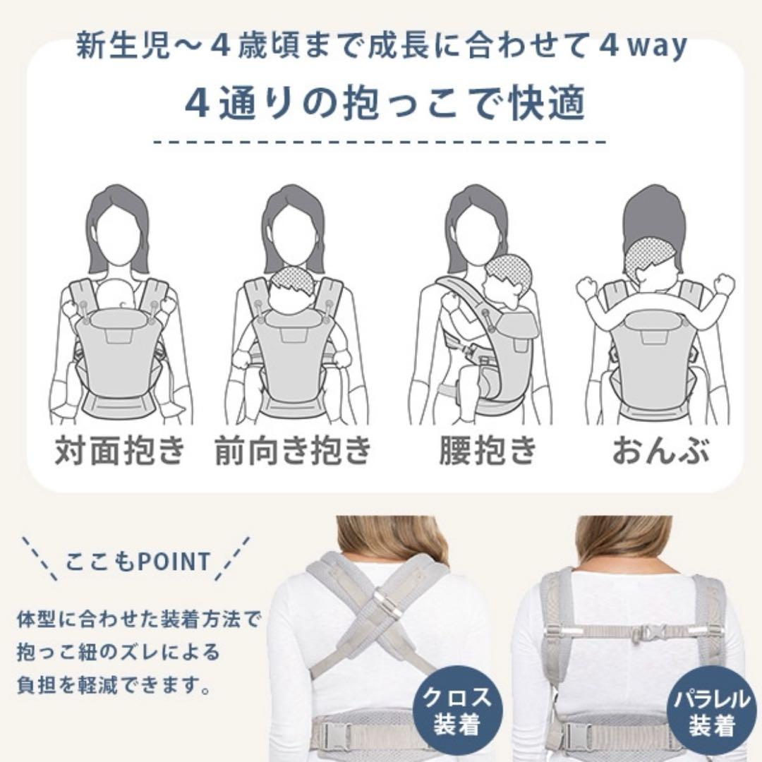 【匿名配送】エルゴベビー ergobaby エルゴ オムニ ブリーズ ピンク
