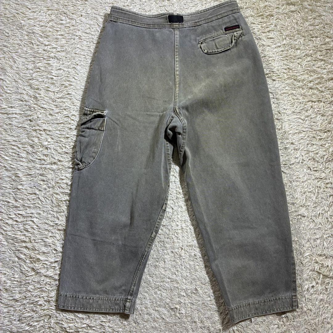 激レア USA製　希少デザイン！90's グラミチ　コットン クロップドパンツS