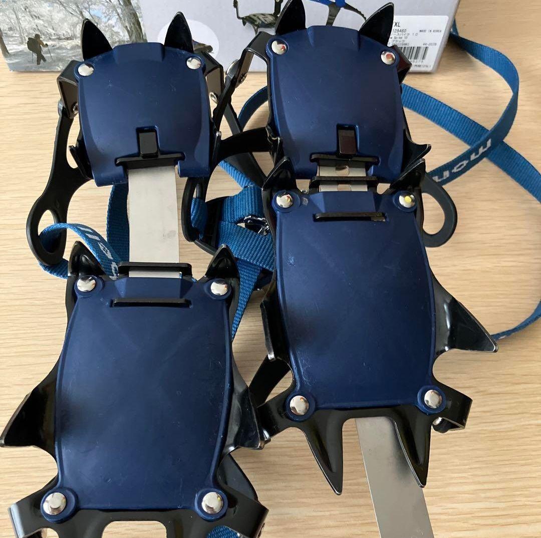 【新品未使用】モンベル スノースパイク10 S/Mサイズ
