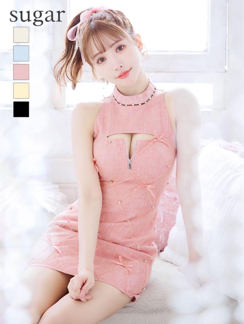 ROBE de FLEURS バレエコアラスイートミニリボンキャバドレス