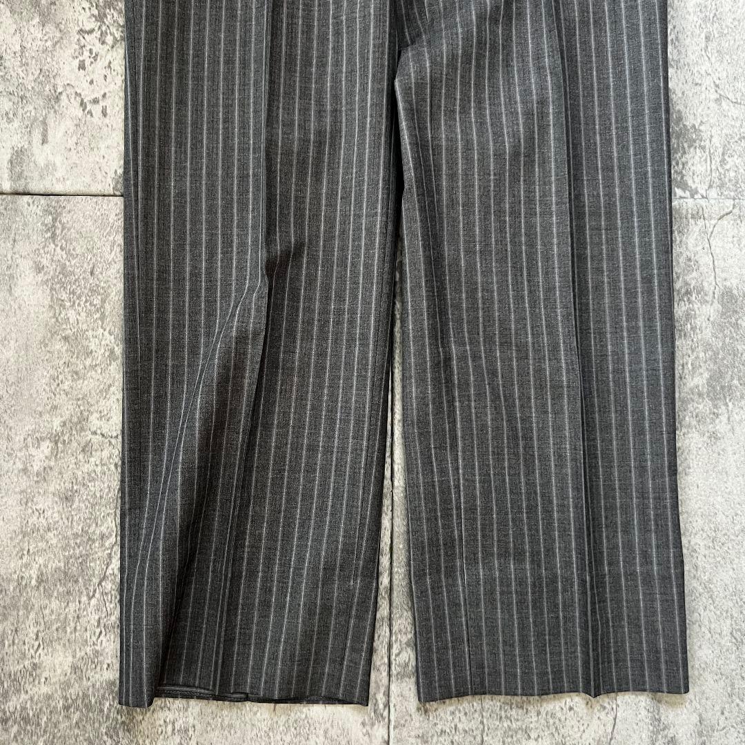 極美品【ダーバン】（94A6）スーツ セットアップ ストライプ ウール100%