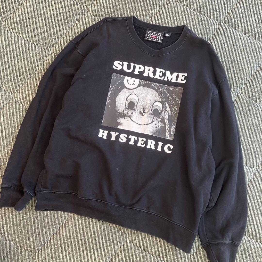 SUPREME ヒステリックグラマートレーナー ブラック