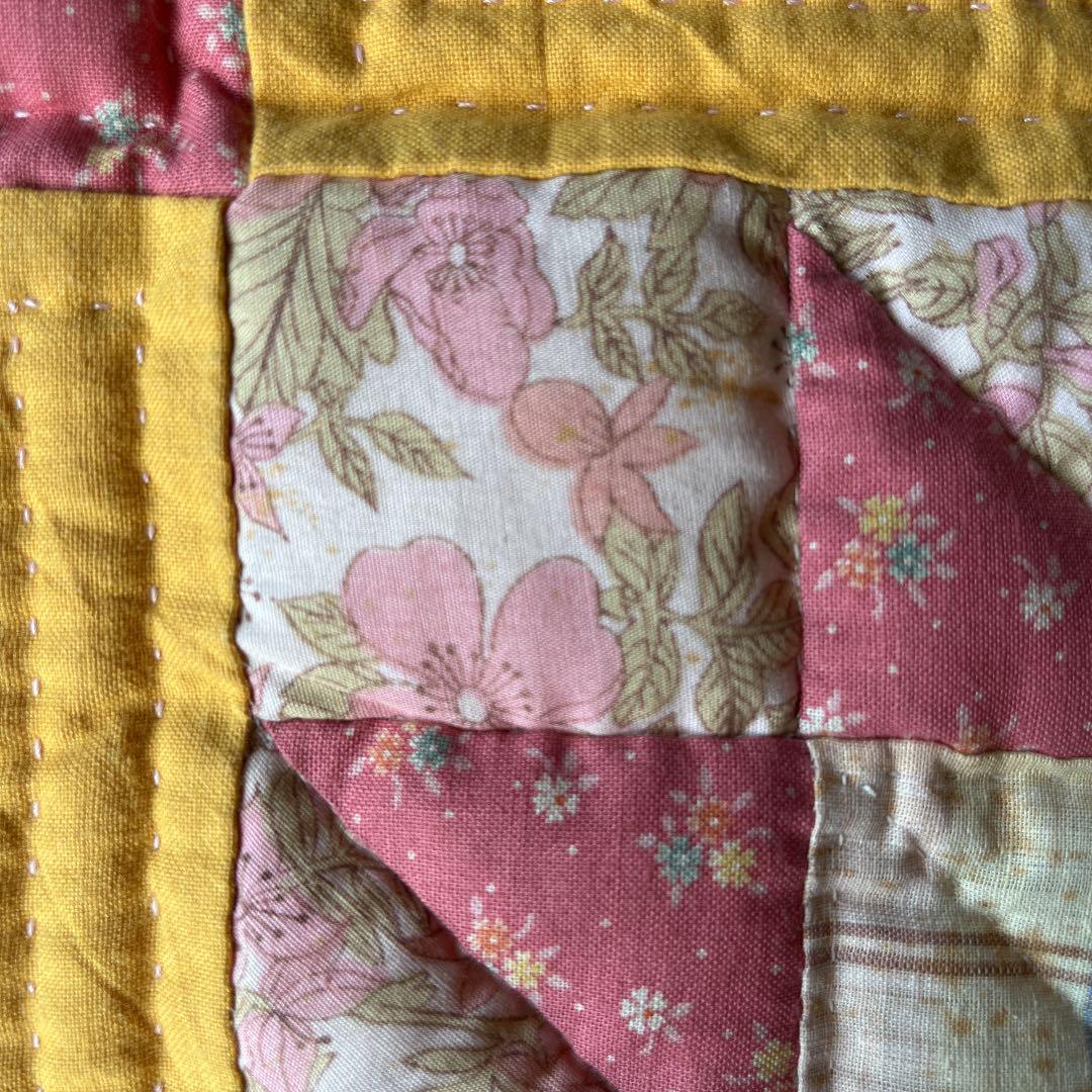 ハンドメイド パッチワークキルト