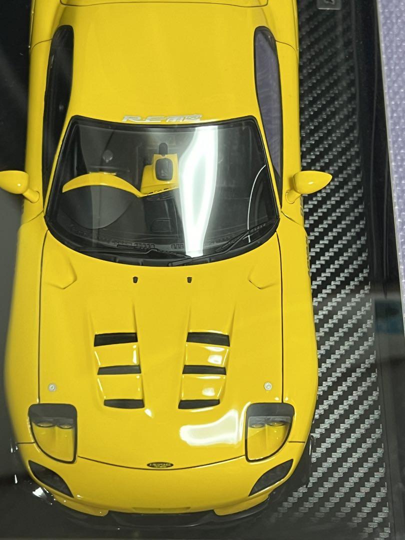 イグニッションモデル1/18 RX-7 (FD3S) RE 雨宮Yellow