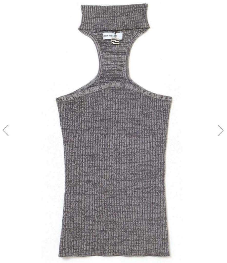 melt the lady logo choker tops gray【訳あり】