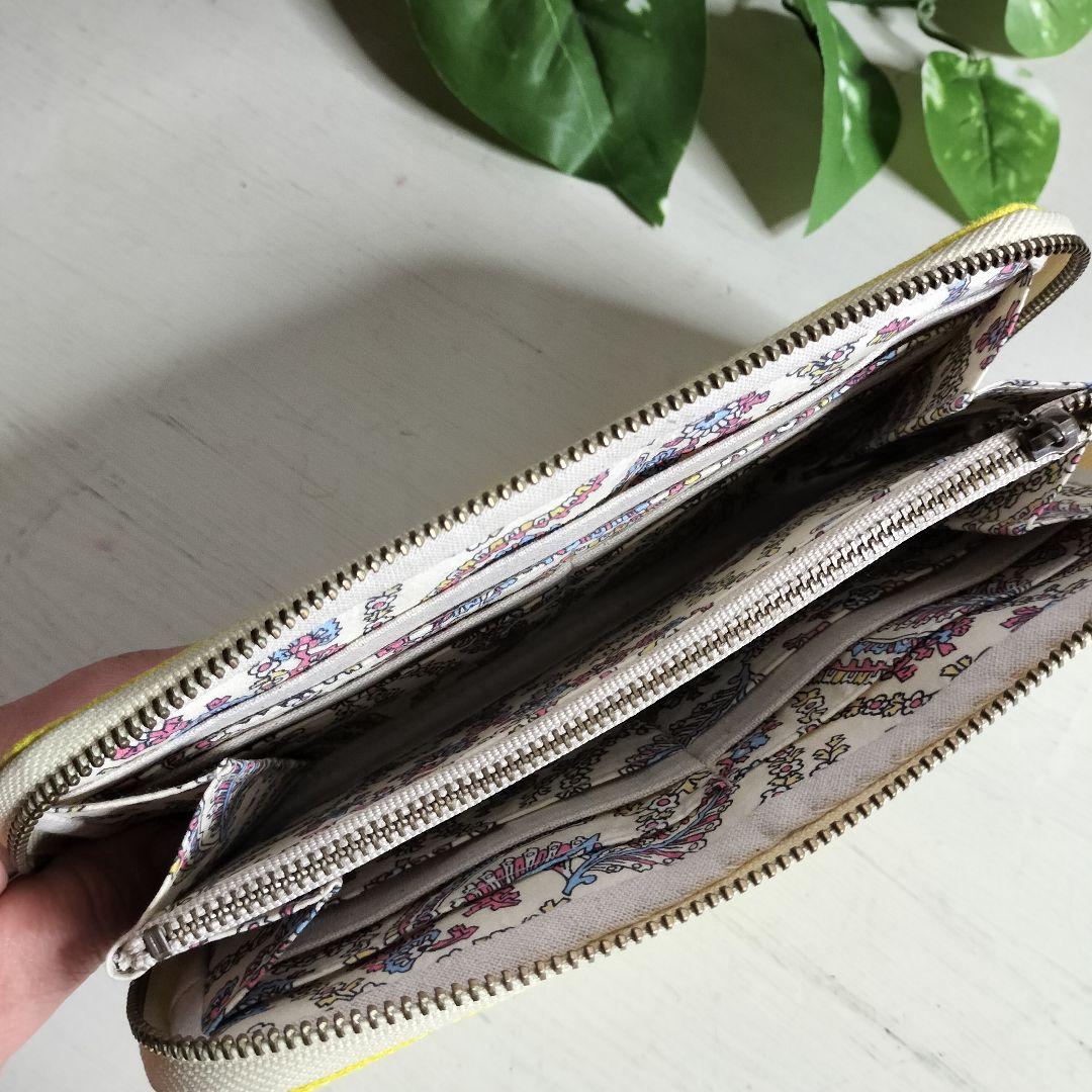 ハンドメイド長財布☆ミナペルホネンodyssey&LIBERTY☆送料込