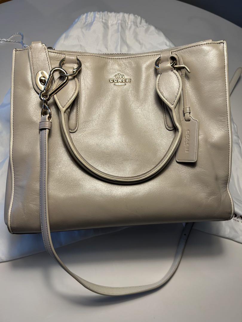 COACH ライトグレー バッグ 2way