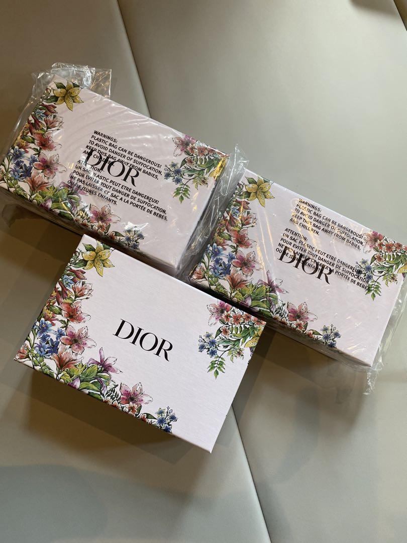 DIOR ノベルティ ボックス 箱 花柄 3個セット