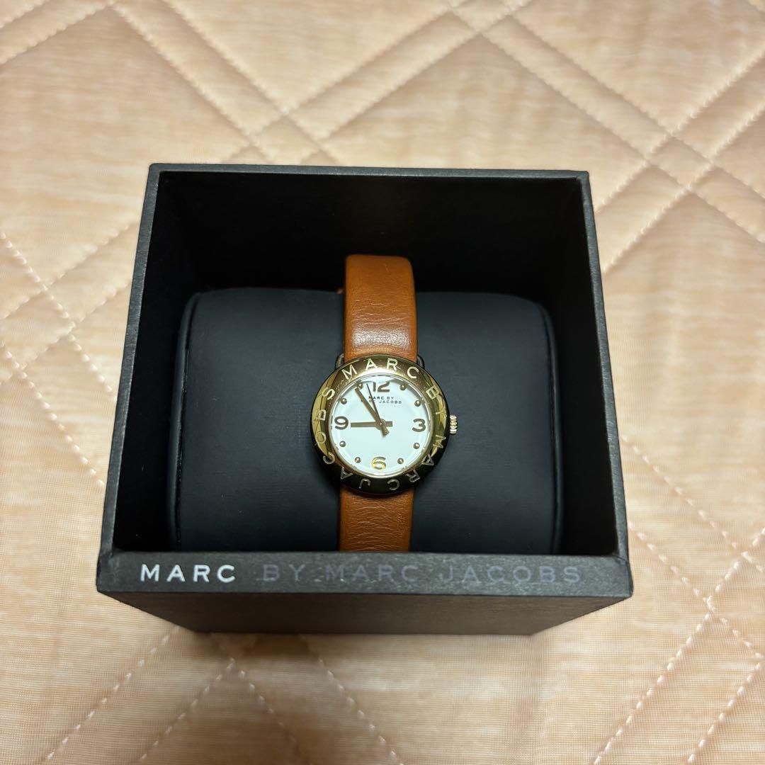 全ての BY MARC MARC メルカリ - ブラウンレザー 時計 JACOBS 時計