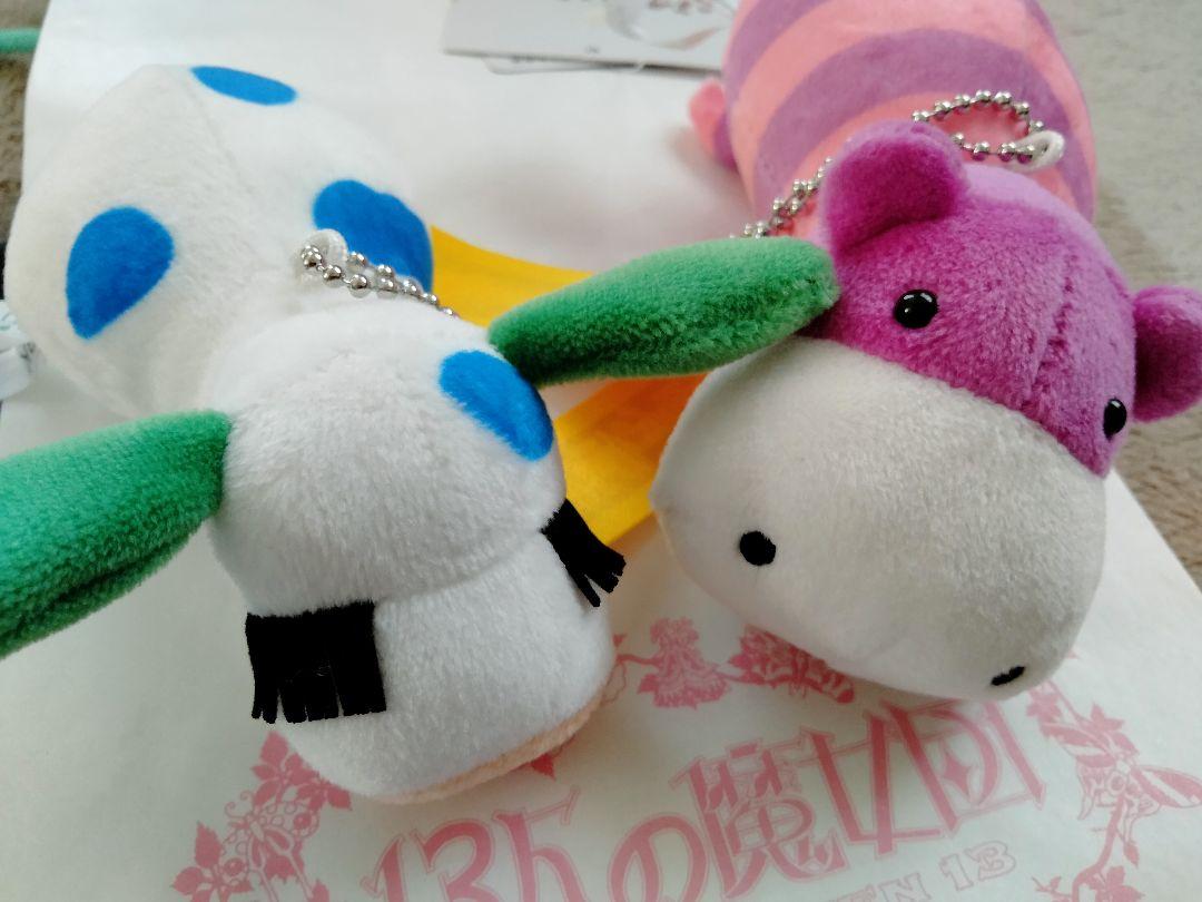 ハウルの動く城　寝室のぬいぐるみ　マスコット ピンク シロ 2点 新品未使用品 新品】ハウルの動く城 寝室のぬいぐるみ マスコット ピンク シロ