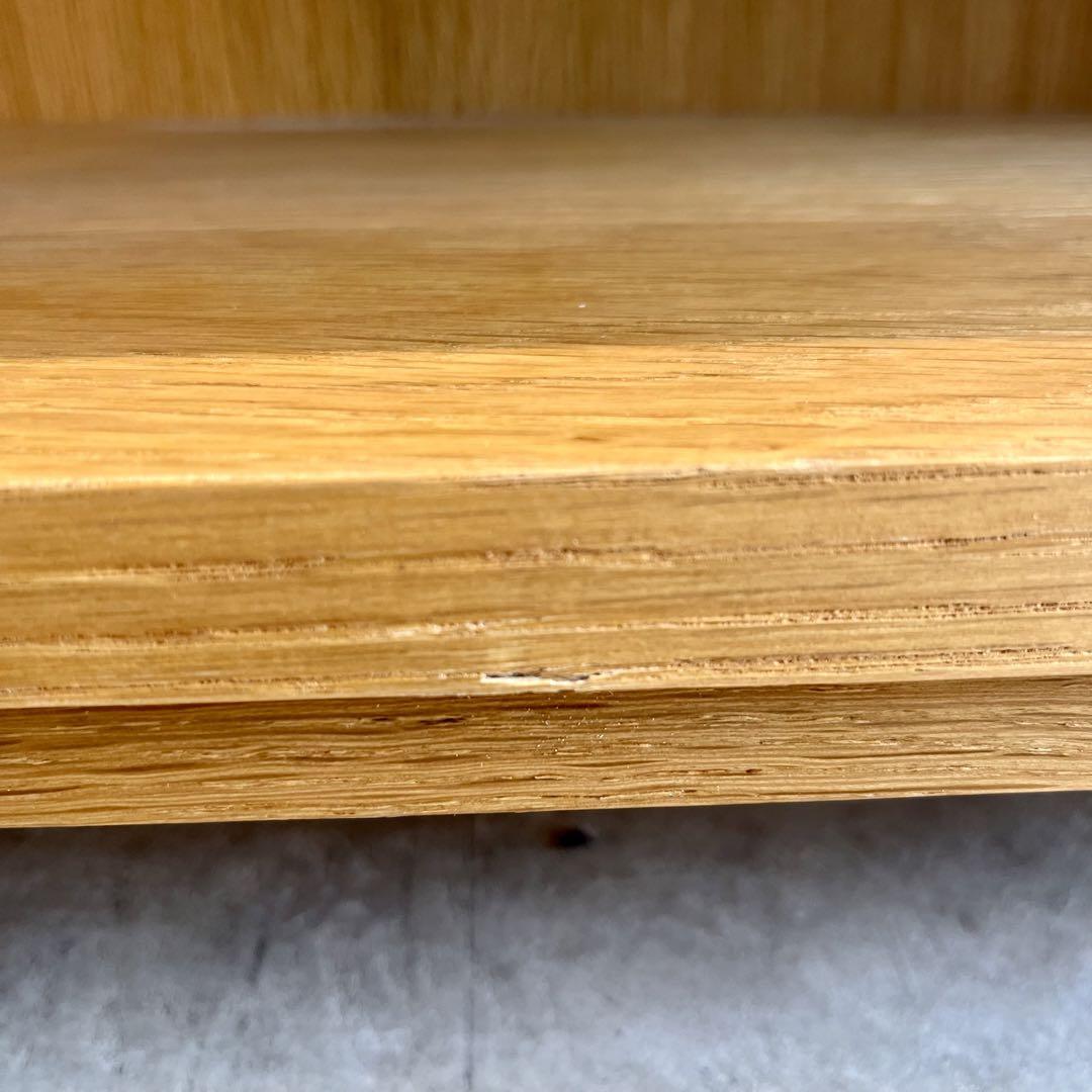 #3 無印良品 オーク材 薄型 ラック ワイド 小 22cm