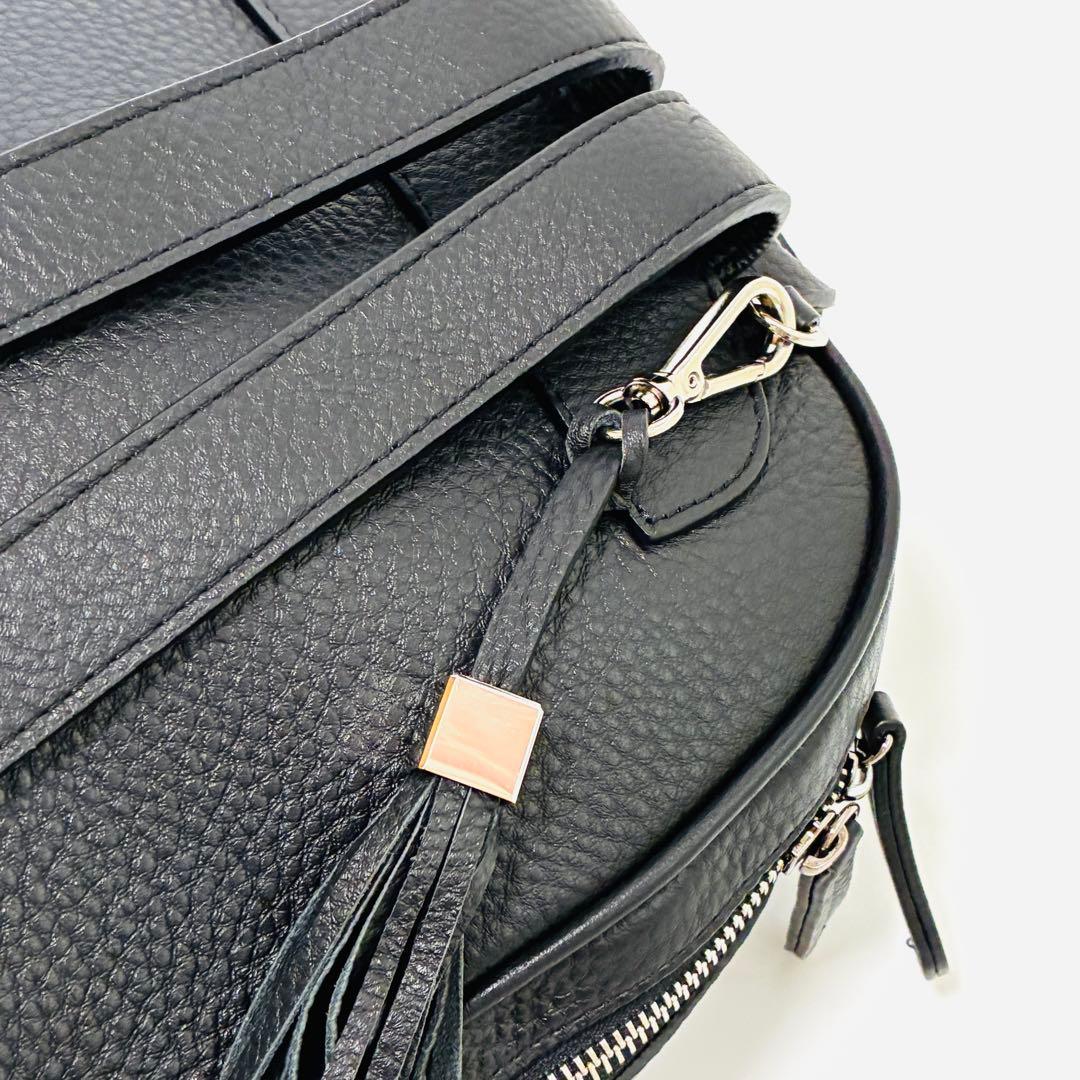 極美品✨ HAYNI ヘイニ リュック バックパック レザー 黒 レディース