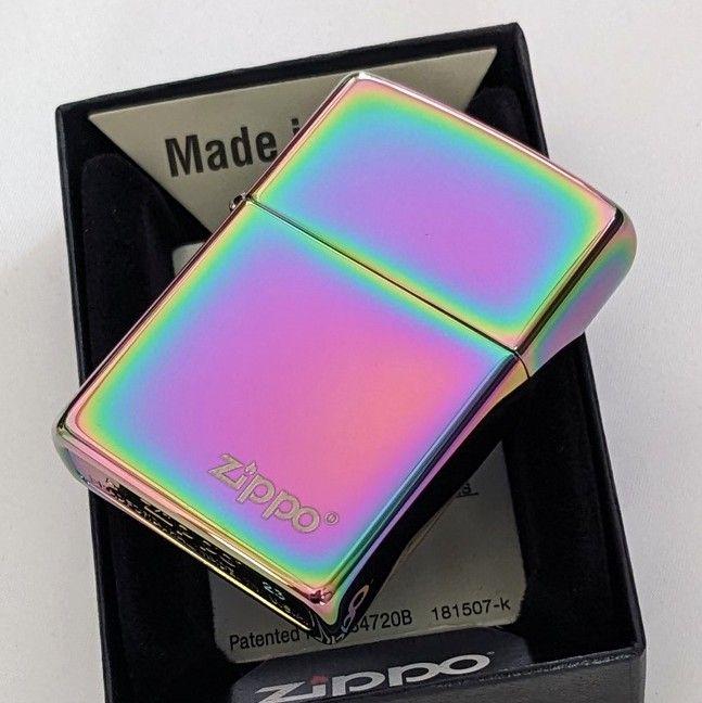 zippoロゴ☆マルチカラー　新品　シンプル　送料無料　ジッポ