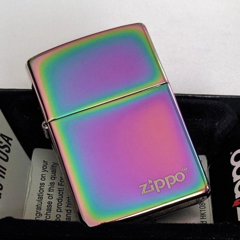 zippoロゴ☆マルチカラー　新品　シンプル　送料無料　ジッポ