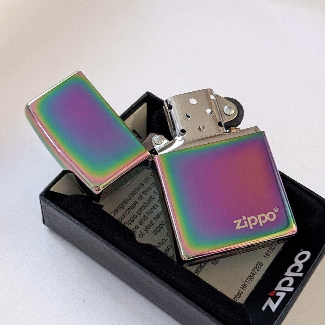 zippoロゴ☆マルチカラー　新品　シンプル　送料無料　ジッポ
