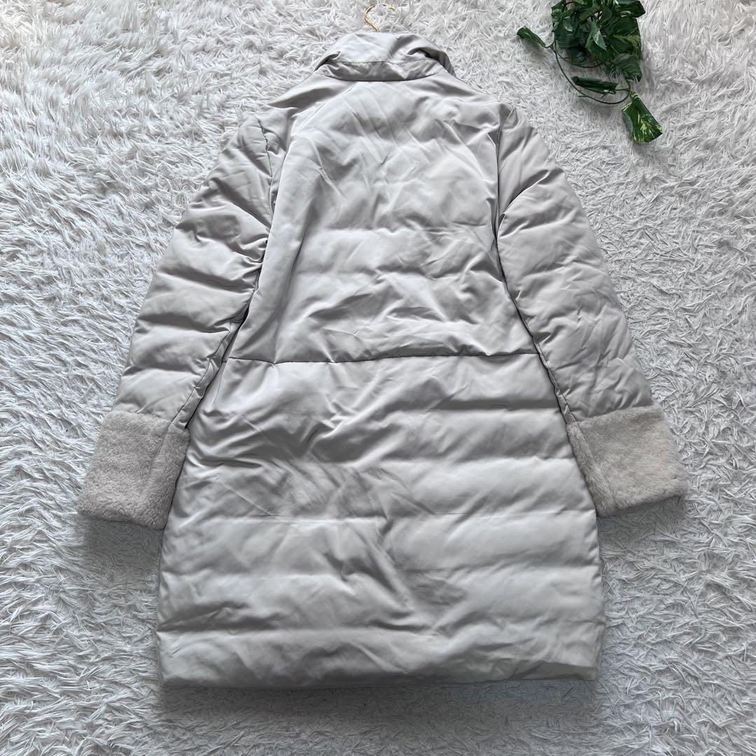 美品 ファビアナフィリッピ ファー付き ダウンコート イタリア製