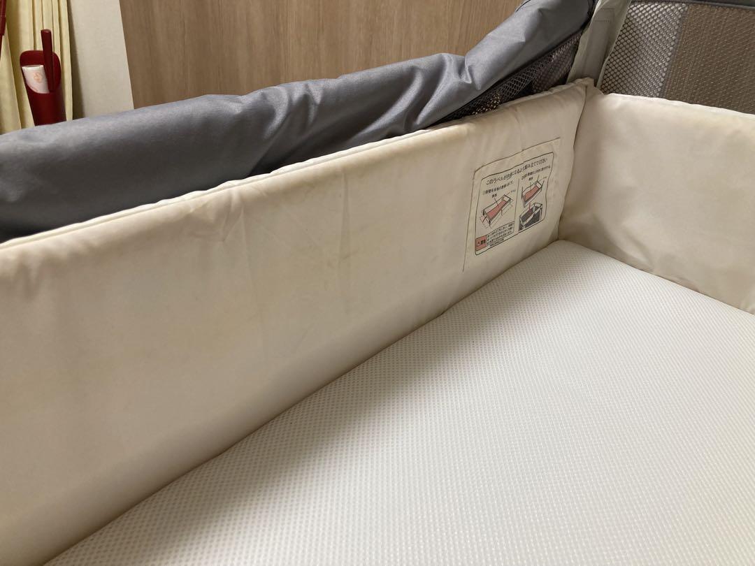 ココネルエアーベビーベッド　グレーベア