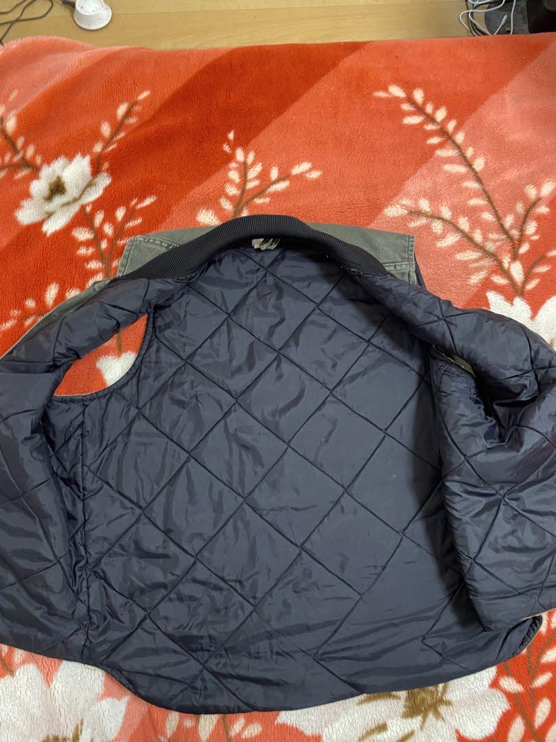 カーハート　ダック生地　ダウンベスト　モスグリーン　サイズ2XL