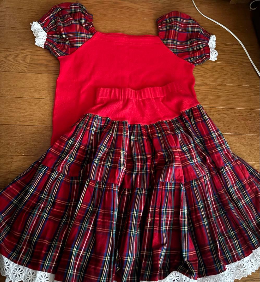 MILK ミルク　チェック柄　セットアップ