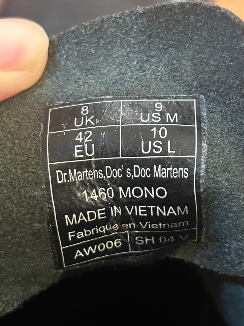 Dr.Martens1460MONO 8ホール UK8