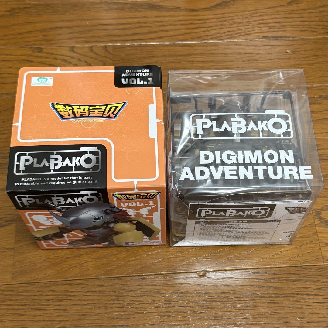 デジモン 海外 PLABAKO ブラックウォーグレイモン プラモデル プラモ