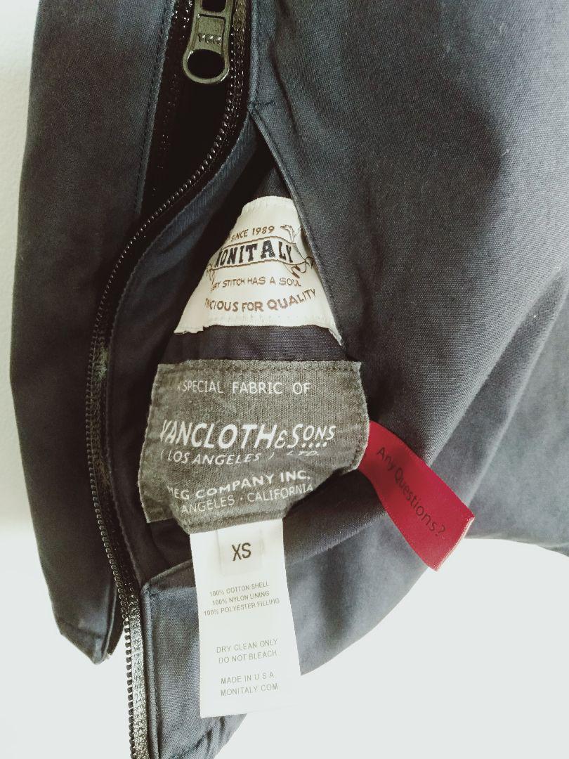 トップス MONITALY VANCLOTH reversible padded vest