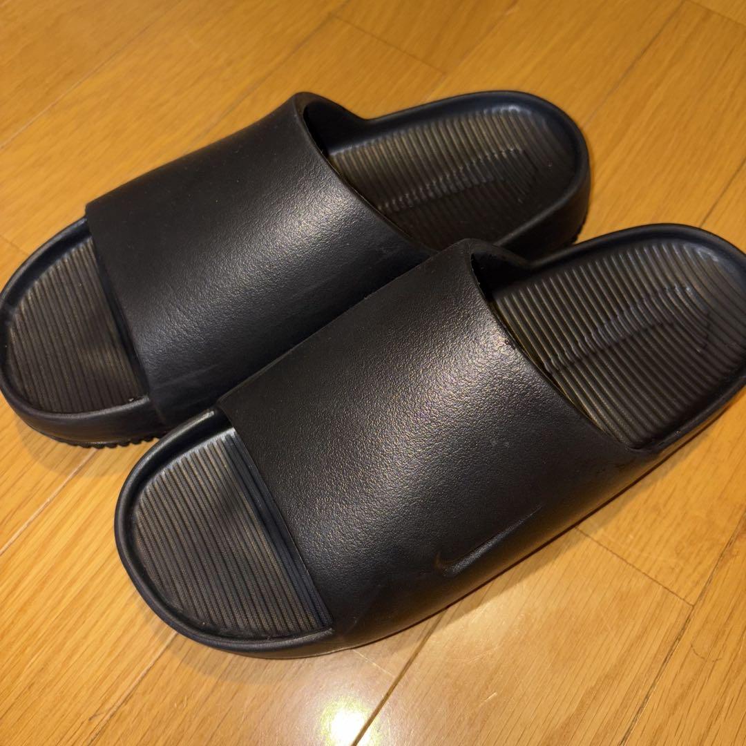 NIKE ナイキ カームスライド サンダル25cm ブラック