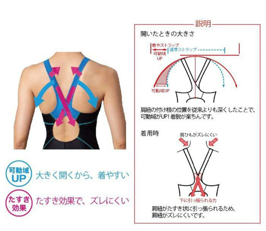 アリーナ　アクアレーシング　FINA承認 競泳・練習用水着　ＸＯ