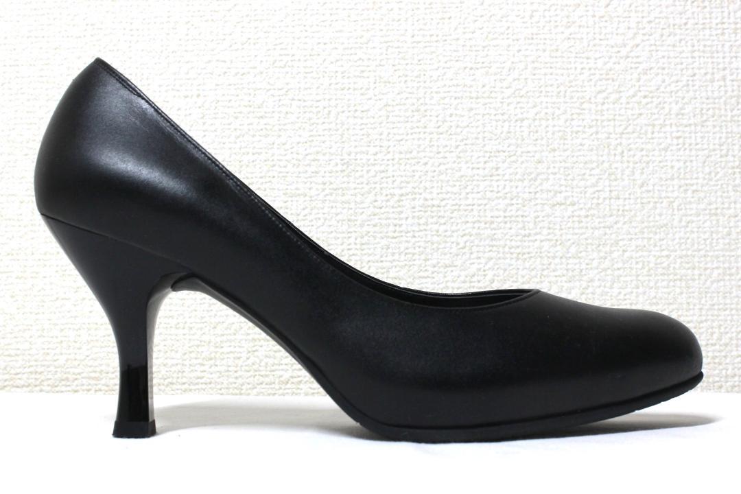 24【美品】ワコール サクセスウォーク パンプス 22 1/2 E ラウンドトゥ