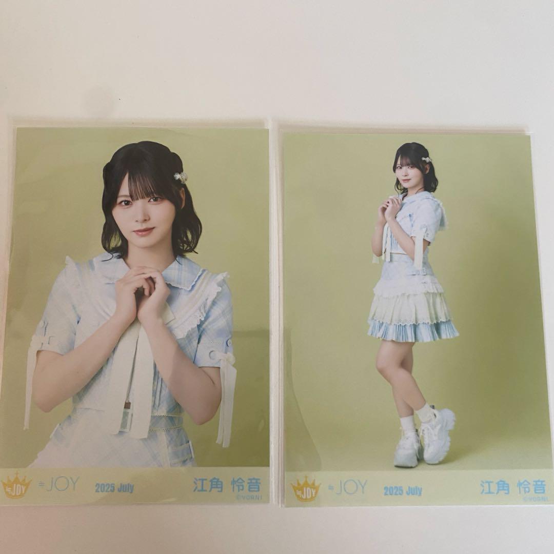 ≒JOY ニアジョイ 江角怜音 生誕 アクスタ 生写真 ニアジョイ 江角怜音 直筆 生写真 ヨリ
