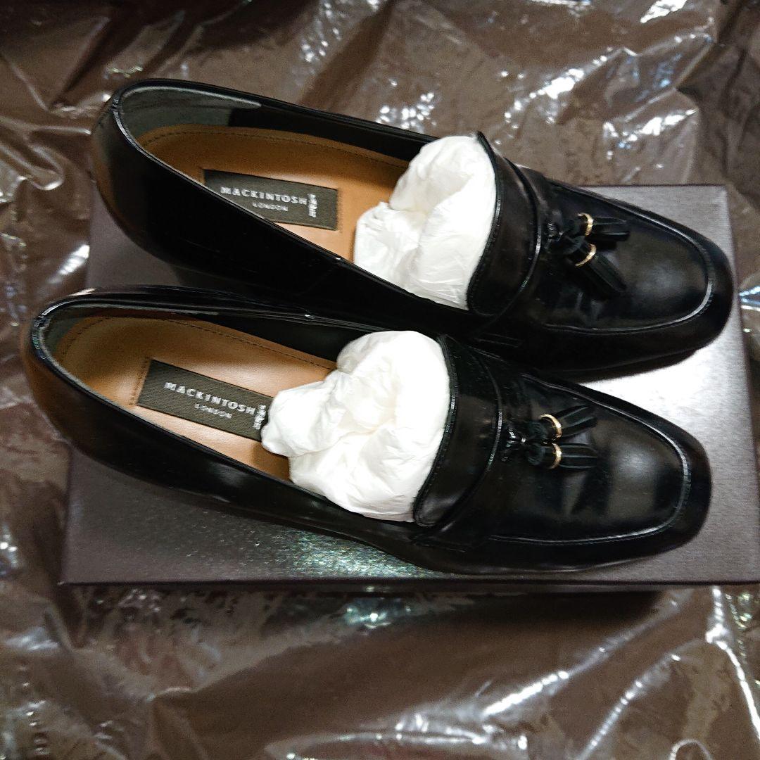 MACKINTOSH ブラックレザー ローファー 24cm MACKINTOSH ブラックレザー ローファー 24cm