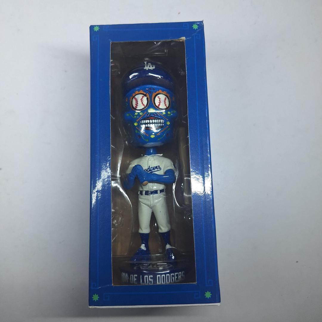 最安値 ⭕Dia de d570 ボブルヘッド スカル シュガー Dodgers Los 記念グッズ
