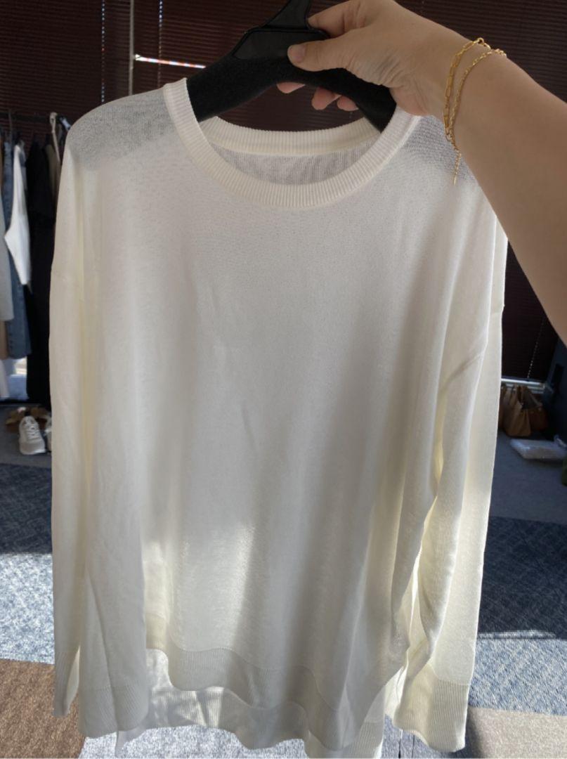 お値下げ不可★新品★完売品★Mal.マル★オリジナル★シアートップス★38（M お値下げ不可です☆今期品☆新品☆Mal.☆オリジナル☆極上シアー