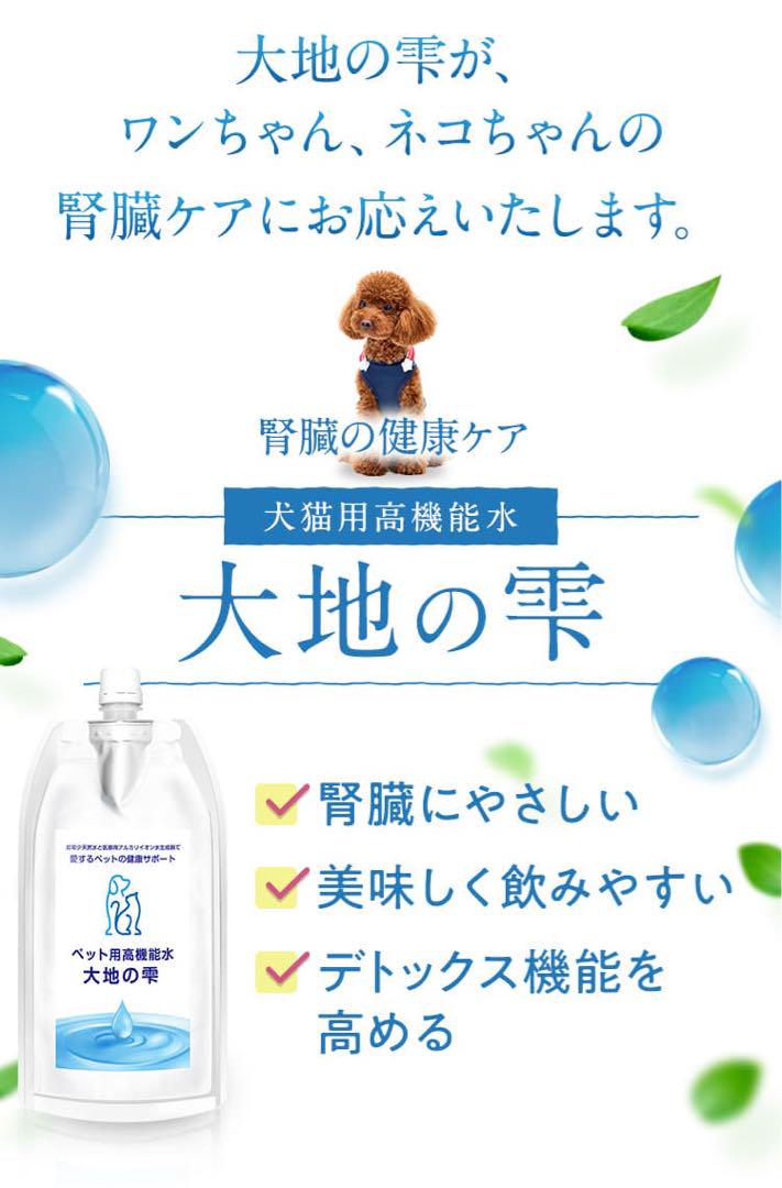 大地の雫 ペット用高機能水 500ml 2パック - メルカリ